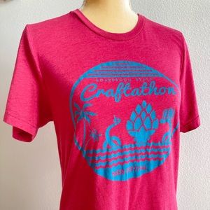 Fort Walton Beach, FL Craftathon Beer Festival Pink Tee Shirt